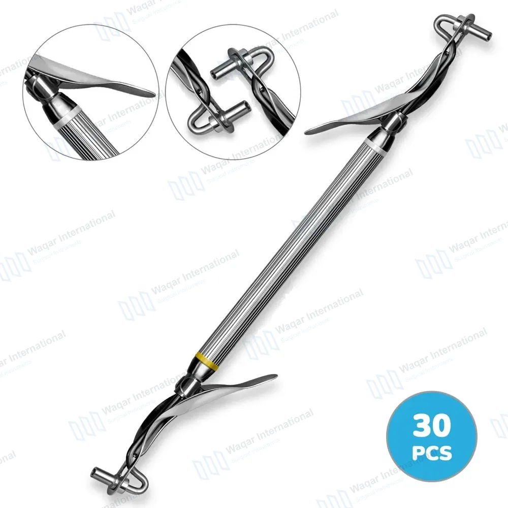 30 Pcs Amalgam Carrier Double Ended Set Large/Medium 2.5mm/2mm