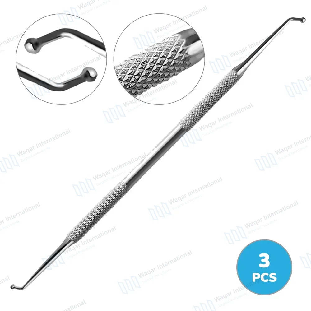 3 Ball Burnisher #1 Double Ended Dental Amalgam Instruments