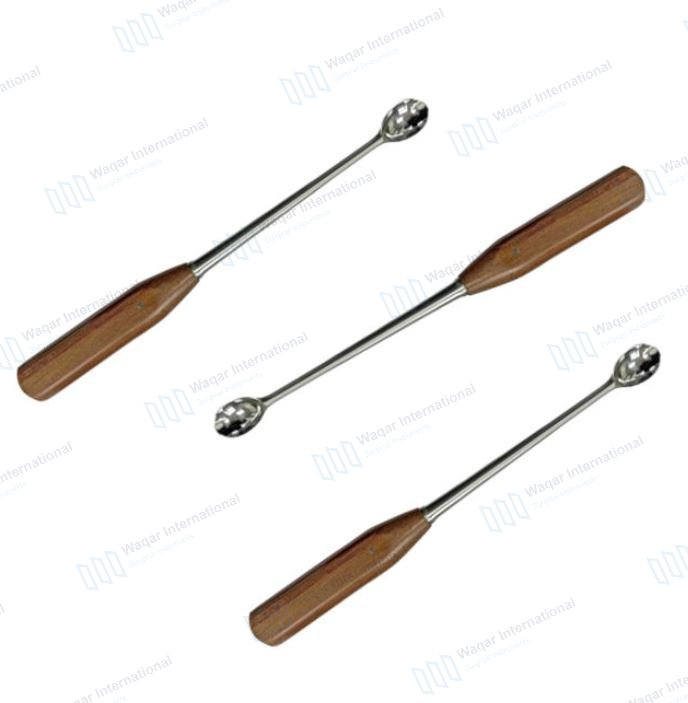 Tip Dental Bone Curettes Periodontal Surgery 2.5mm/3.5mm/4mm — surgical instruments manufactured by Waqar International, Sialkot