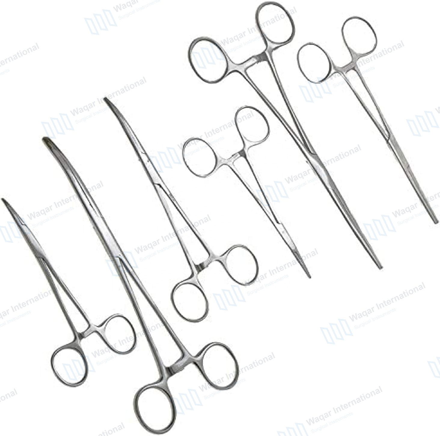 Ultimate 6-Piece Stainless Steel Pliers Set 8" — surgical instruments manufactured by Waqar International, Sialkot